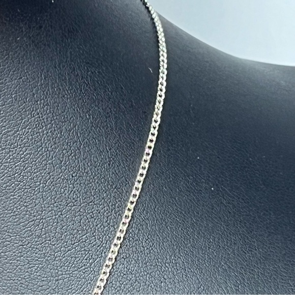 Artistry VTG Abalone Shell Butterfly Figural Curb Chain Pendant Necklace 15" - Picture 4 of 8